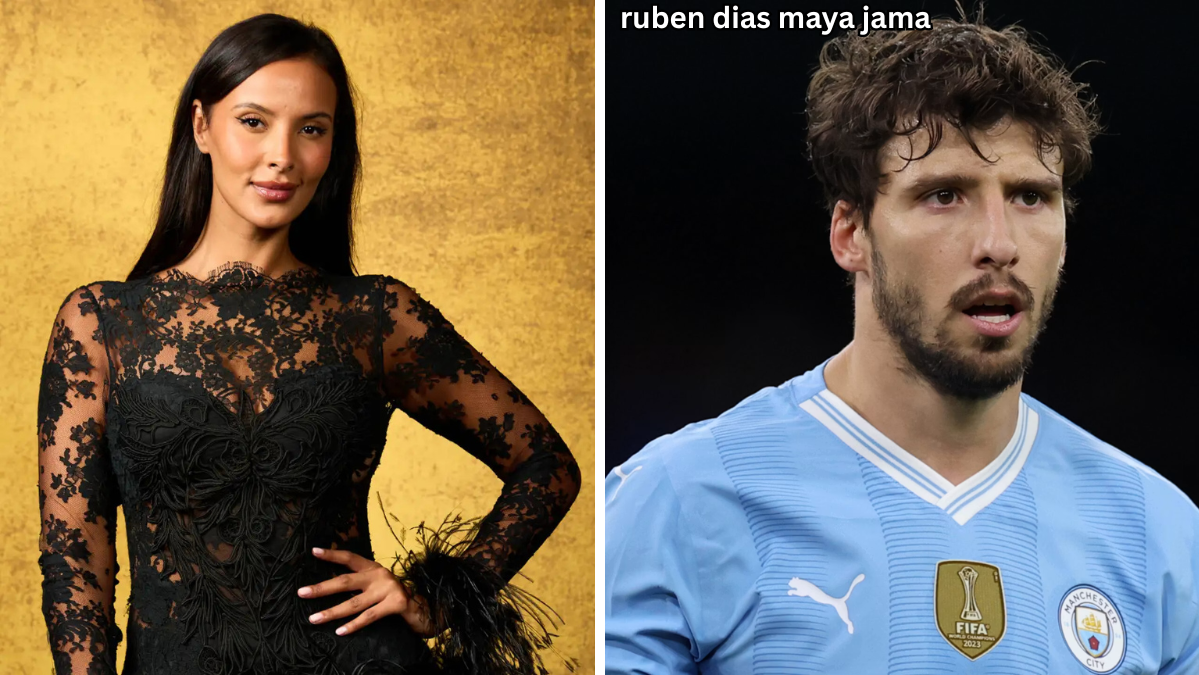 Phil Foden Daughter Ruben Dias Maya Jama